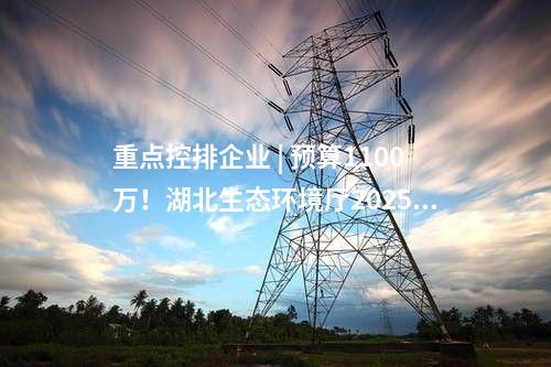 重點控排企業(yè) | 預(yù)算1100萬！湖北生態(tài)環(huán)境廳2025年碳排放第三方核查項目公開招標(biāo)