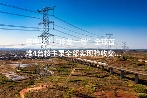 核電站 | “玲龍一號(hào)”全球首堆4臺(tái)核主泵全部實(shí)現(xiàn)驗(yàn)收交付！